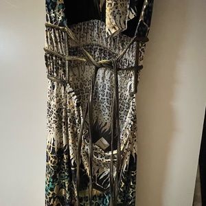 Beautiful tie around shirt or short dress